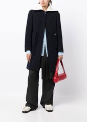 Low Classic wide-collar single-breasted coat