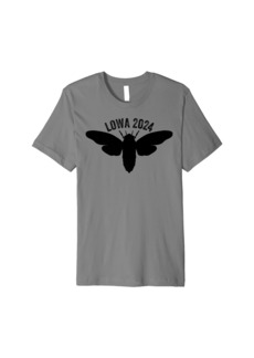 Cicada Invation Lowa 2024 Spring Insects Brood 17 13 Premium T-Shirt