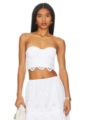 LPA Francesca Eyelet Corset Top