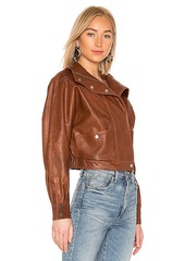 LPA Oversized Leather Jacket