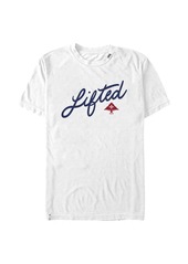 LRG Lifted Research Group Angled Script Young Men's Short Sleeve Tee Shirt