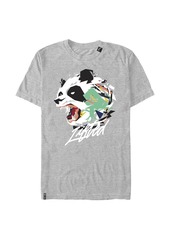 LRG Lifted Research Group Angry Panda Young Men's Short Sleeve Tee Shirt