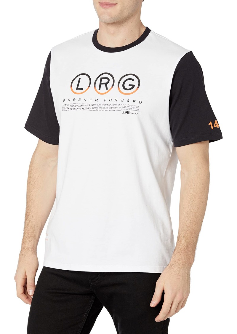 LRG Lifted Research Group Men's Knit Tee Shirt