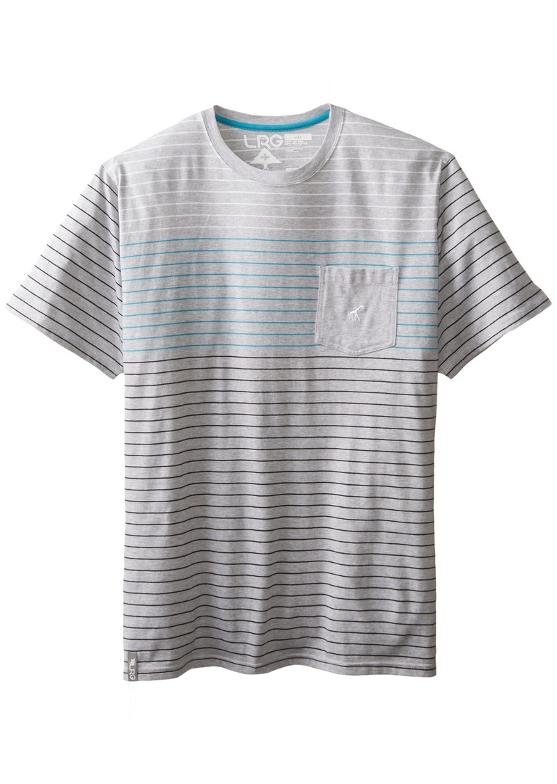 LRG Men's Big-Tall RC Stripe Short Sleeve Knit  XXX-Large