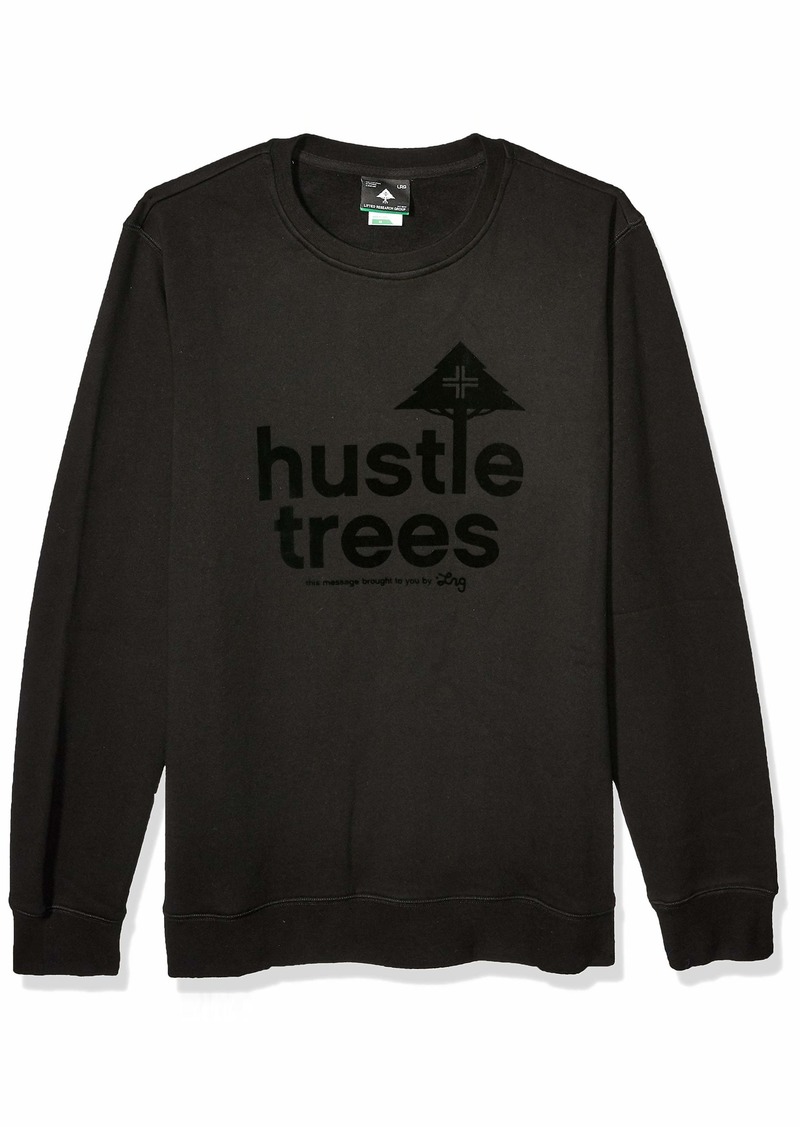 LRG Mens Hustle Trees Logo Fleece Sweatshirt 