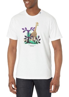 LRG Men's Lifted Research Group Giraffe Graphic Design T-Shirt
