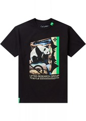 LRG mens Lrg Men's Lifted Research Group Panda Graphic Design T-shirt T Shirt   US