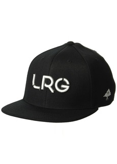 LRG Men's Lifted Research Group Logo Flat Bill Snapback Hat