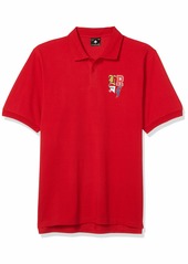 LRG Men's Logo Short Sleeve Collared Polo Shirt  M
