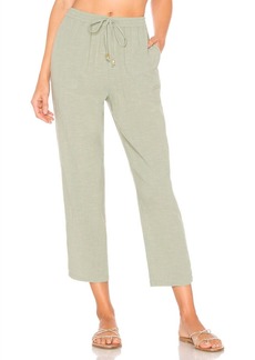 L*Space Andres Crop Pant In Reef Green