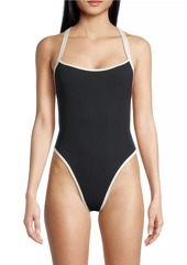 L*Space Baewatch Ribbed One-Piece Swimsuit