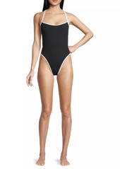 L*Space Baewatch Ribbed One-Piece Swimsuit