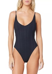 L*Space Gianna Strappy Pointelle One-Piece Swimsuit