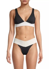 L*Space Harley Colorblocked Bralette Bikini Top