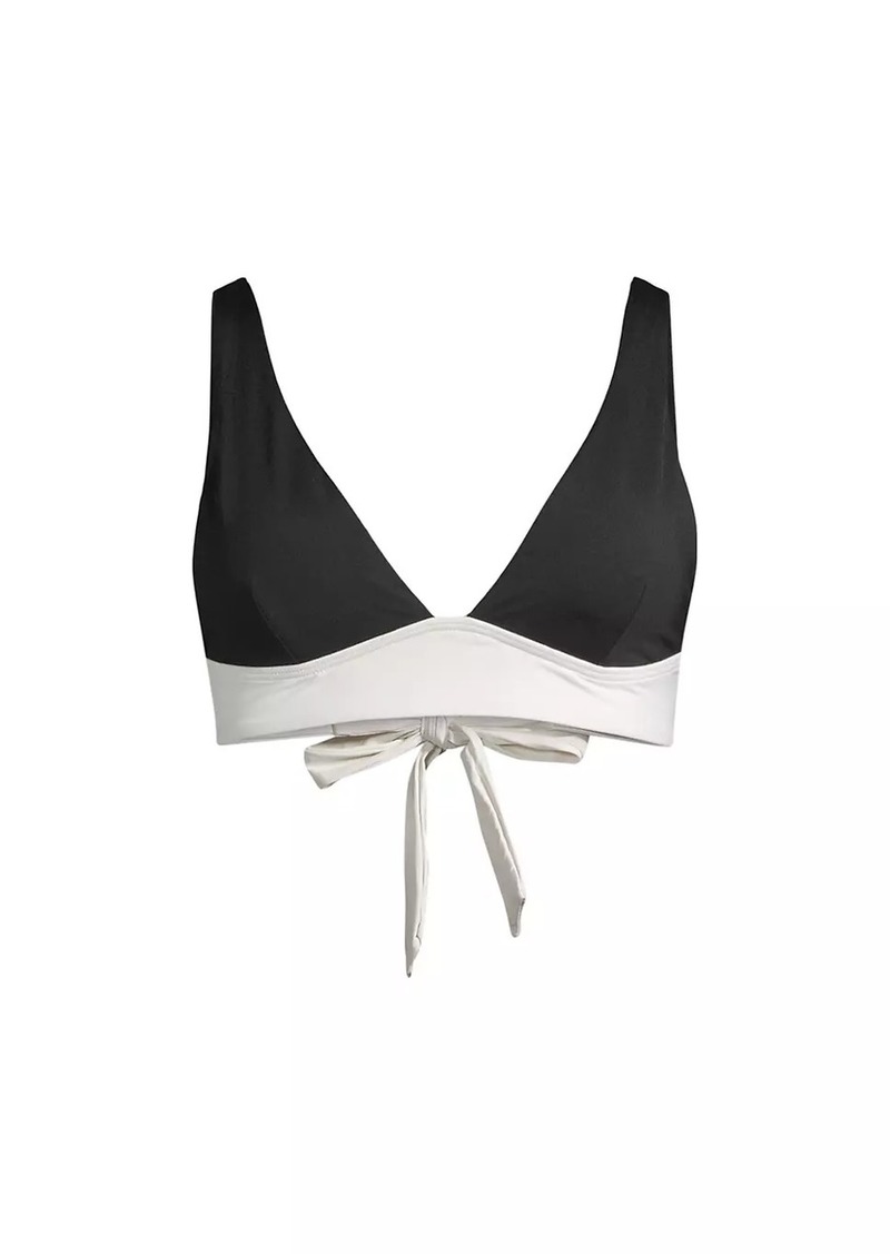 L*Space Harley Colorblocked Bralette Bikini Top