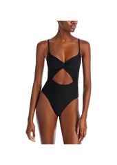 L*Space Kyslee 1PC Classic Womens Ribbed Recycled Polyester One-Piece Swimsuit