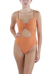 L*Space Kyslee 1PC Classic Womens Ribbed Recycled Polyester One-Piece Swimsuit