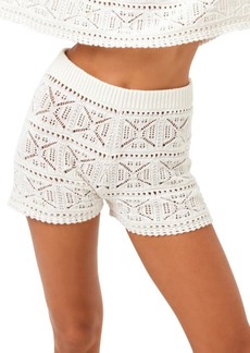 L*Space L Space Diamond Eye Crochet Cover-Up Shorts