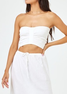 L*Space L Space Summer Feels Smocked Tube Top