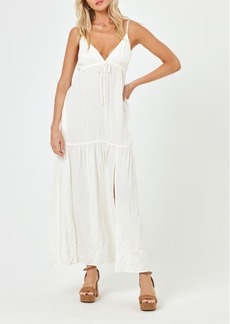 L*Space L Space Victoria Drawstring Empire Waist Cover-Up Dress
