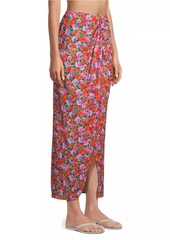 L*Space Mia Floral Cover-Up Skirt