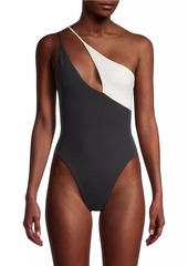 L*Space Raquel Asymmetric One-Piece Swimsuit