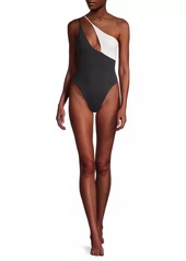 L*Space Raquel Asymmetric One-Piece Swimsuit