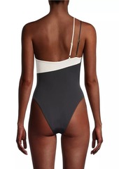 L*Space Raquel Asymmetric One-Piece Swimsuit