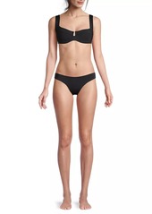 L*Space Sensual Solids Camellia Bikini Top