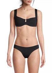 L*Space Sensual Solids Camellia Bikini Top