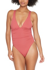 L*Space L Space Sydney One-Piece Swimsuit in Brick at Nordstrom