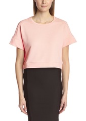 Lucca Couture Women's Boxy Crop Tee  XS