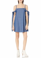 Lucca Couture Women's Mini Dress with SLV Tie Detail