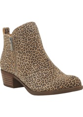 Lucky Brand Basel Womens Textured Ankle Boots