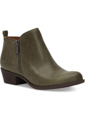 Lucky Brand Basel Womens Textured Ankle Boots