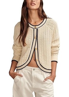 Lucky Brand Button Front Sweater Jacket