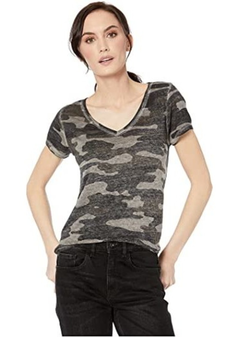 Lucky Brand Camo Burnout Tee