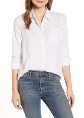 Lucky Brand Classic Woven Shirt in Lucky White at Nordstrom