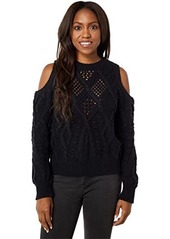 Lucky Brand Cold-Shoulder Sweater