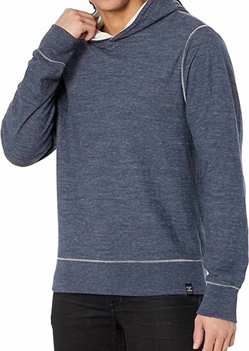 Lucky Brand Duofold Hoodie In Navy