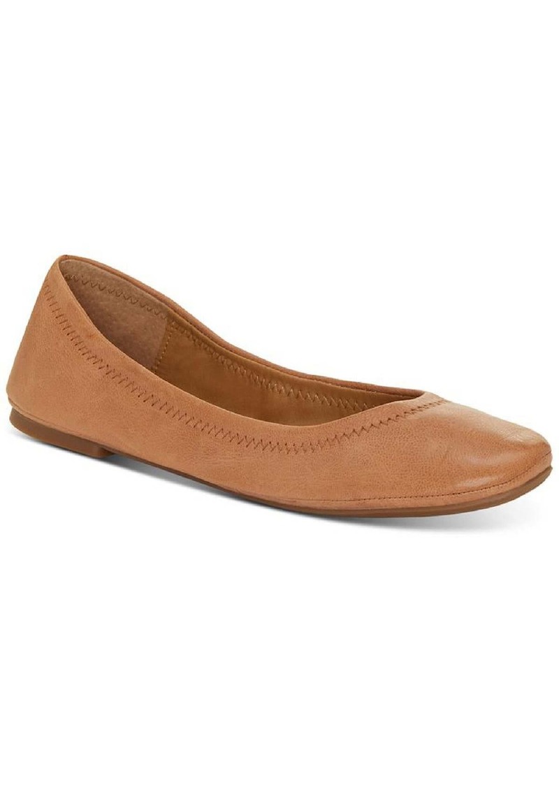 Lucky Brand Emmie Womens Leather Slip On Ballet Flats