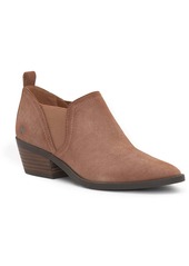 Lucky Brand Fallo Womens Suede Slip On Ankle Boots