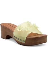 Lucky Brand Fallyn Womens Studded Jelly Upper Slide Sandals