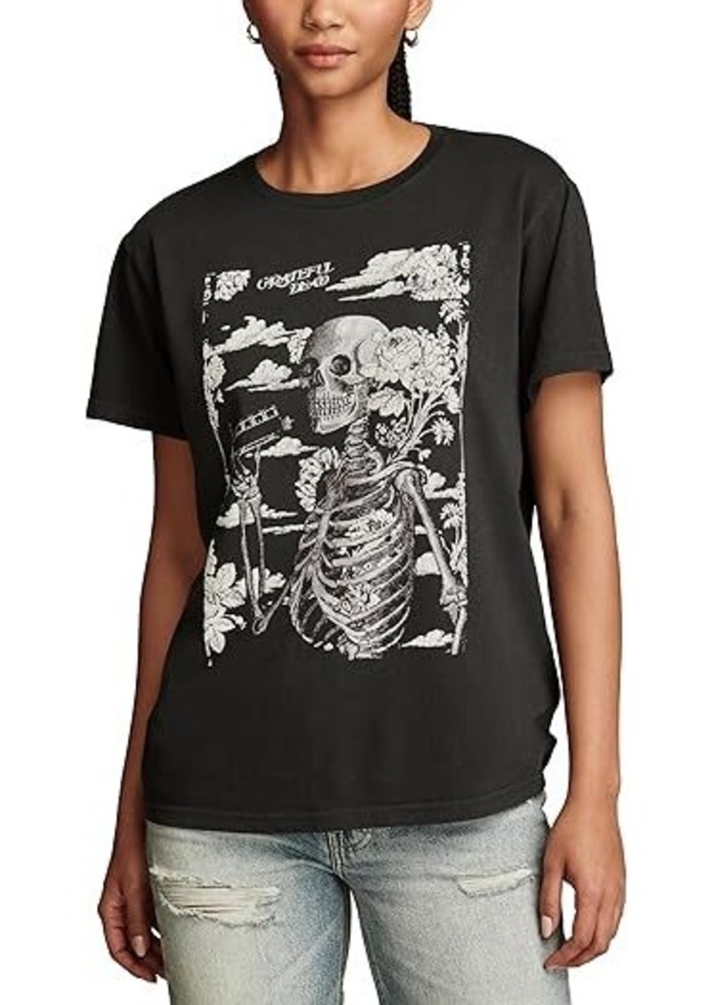 Lucky Brand Grateful Dead Skeleton Boyfriend Tee