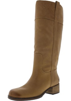 Lucky Brand Hybiscus Womens Leather Riding Knee-High Boots