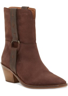 Lucky Brand Kamaree Womens Suede Embellished Ankle Boots