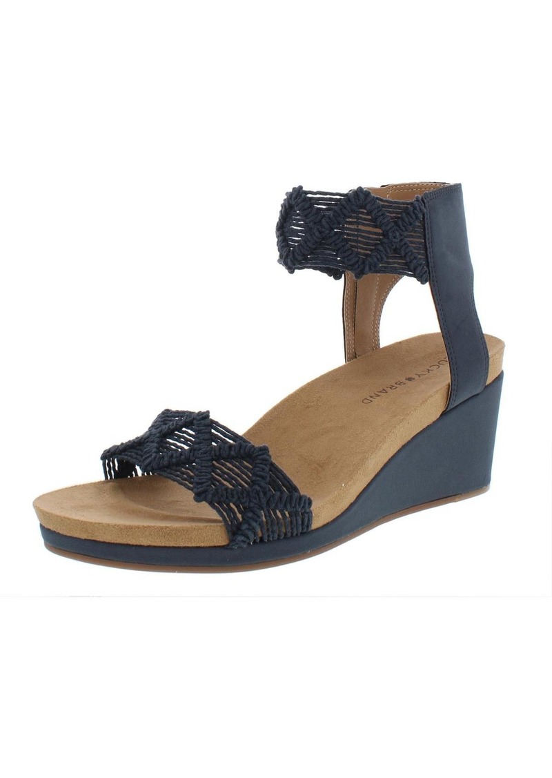 Lucky Brand Kierlo Womens Solid Platform Sandals
