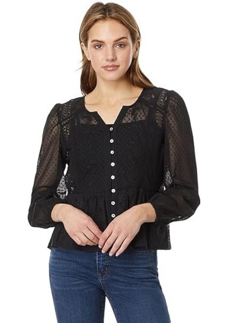 Lucky Brand Lace Date Night Top