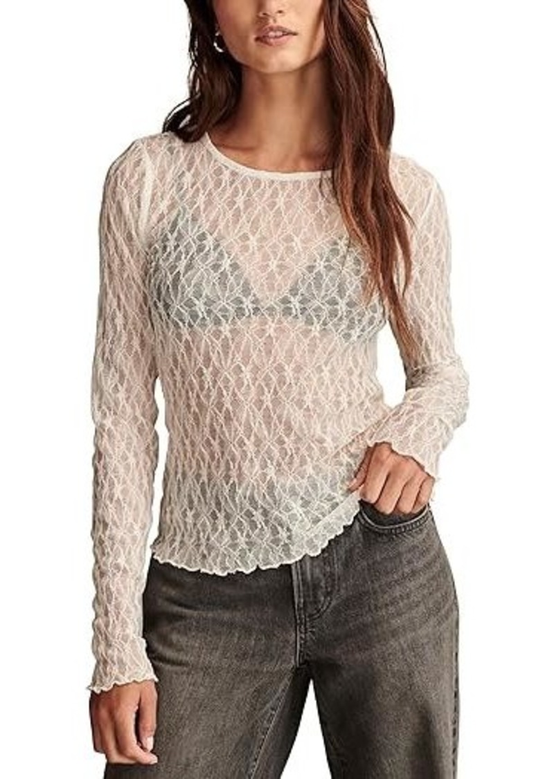 Lucky Brand Lace Layering Top