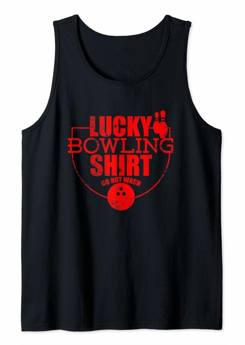 Lucky Brand Lucky Bowling Shirt Do Not Wash Funny Quote For Bowlers Tank Top